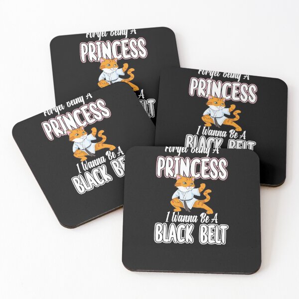 Item preview, Forget Being A Princess I Wanan Be A Black Belt Karate Cat designed and sold by Cedinho.