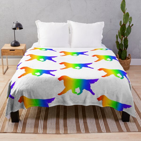 Item preview, Rainbow Flat-Coated Retriever  designed and sold by MarshBec.