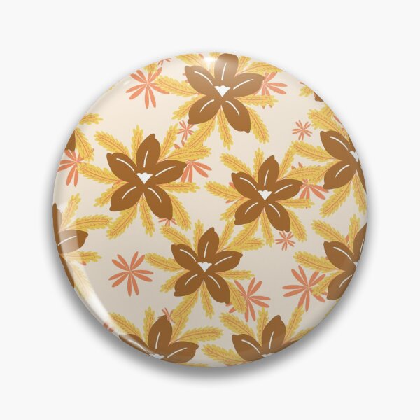 Item preview, Leaves nature pattern Wild flowers designed and sold by CoolArtByMboya.