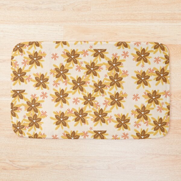 Item preview, Leaves nature pattern Wild flowers designed and sold by CoolArtByMboya.