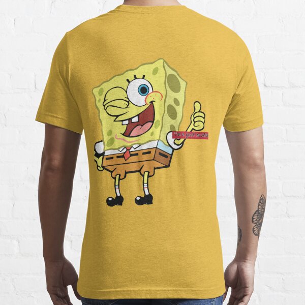 SpongeBob SquarePants Yellow Big Face Infant Short Sleeve T-Shirt