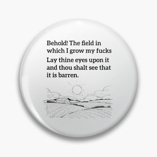 Item preview, Behold The Field Where I Grow My Fucks Coffee Mug Fresh Out of Fucks Inappropriate Rude Sarcasm Quotes Gift Idea designed and sold by ThebestishereSG.