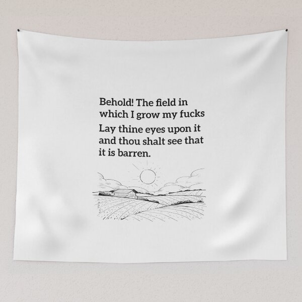 Item preview, Behold The Field Where I Grow My Fucks Coffee Mug Fresh Out of Fucks Inappropriate Rude Sarcasm Quotes Gift Idea designed and sold by ThebestishereSG.