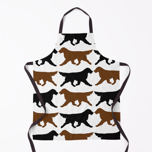 Item preview, Black and Liver Flat-Coated Retrievers designed and sold by MarshBec.