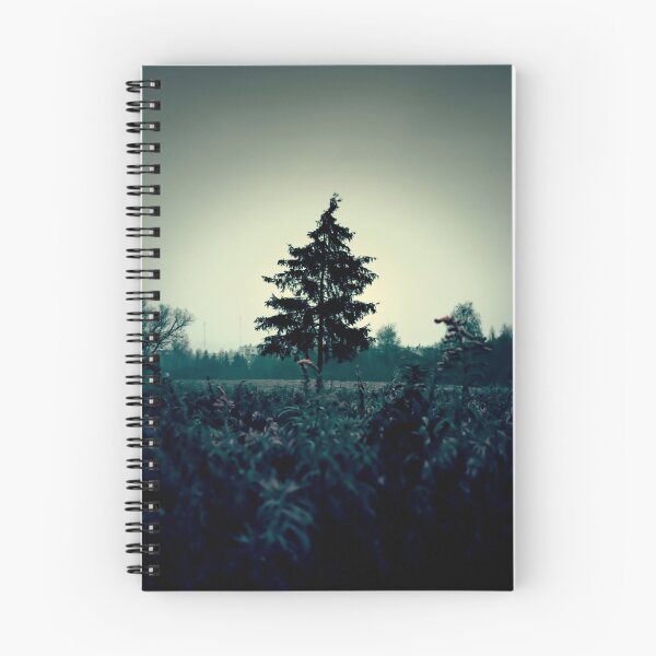 Item preview, Atmospheric and dark image of the field and trees designed and sold by aquapixel.