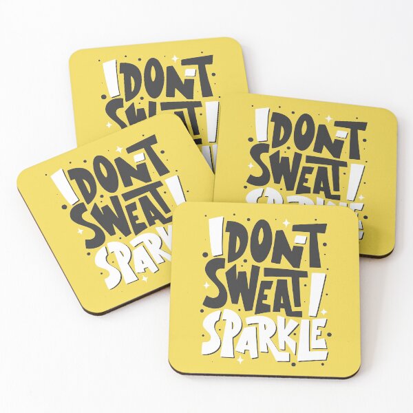 Item preview, I Dont Sweat i Sparkle Shirt, Gym motivational and inspirational quote. designed and sold by graphic-genie.