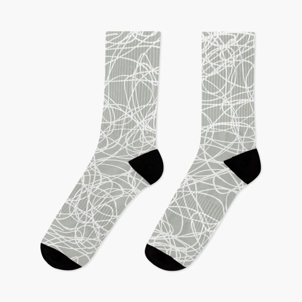 Item preview, Green and White Scribble Mosaic Pattern - Pratt and Lamberts 2022 Color of the Year Gray Mist 419B designed and sold by ColorOfTheYears.