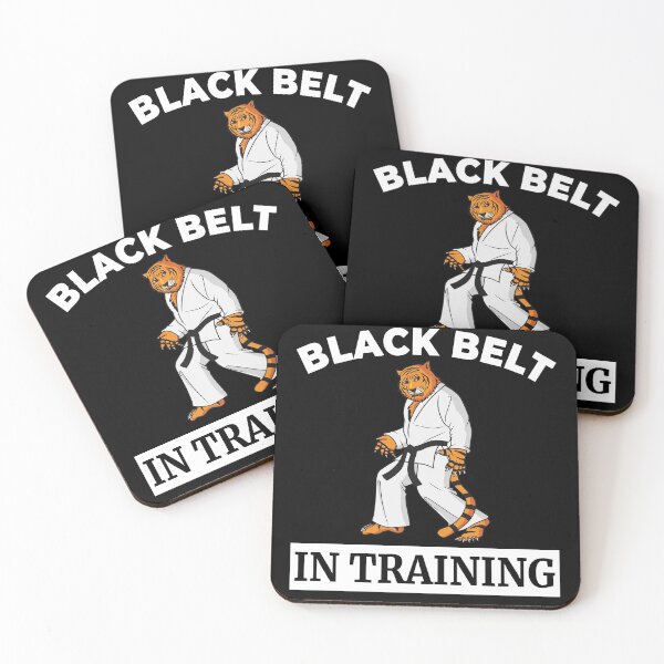 Item preview, Attention Black Belter in Training Karate Tiger designed and sold by Cedinho.