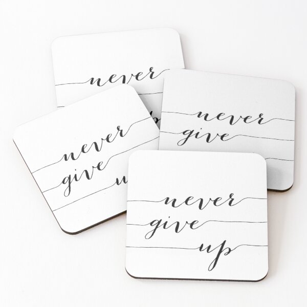 Item preview, Never give up designed and sold by Polardell.