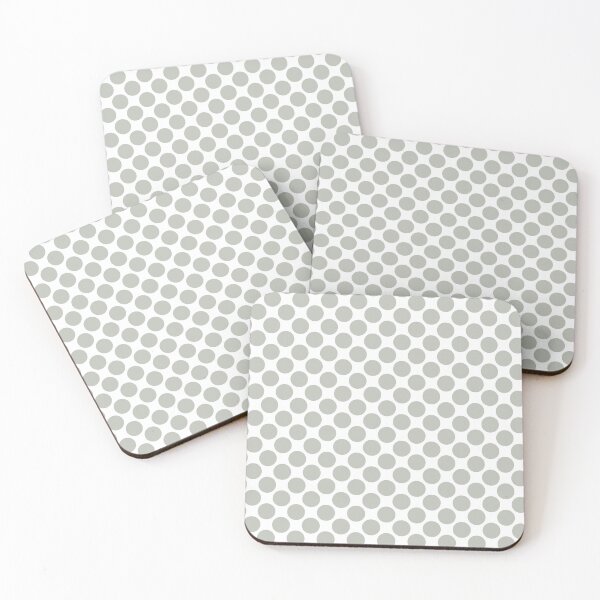 Item preview, Gray Green and White Polka Dot Pattern - Pratt and Lamberts 2022 Color of the Year Gray Mist 419B designed and sold by ColorOfTheYears.