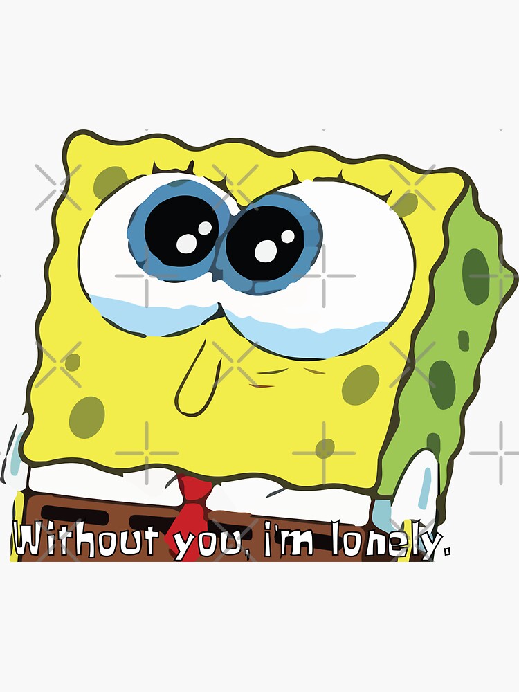 Sad Spongebob Sticker - Sad Spongebob Spongebob meme - Discover