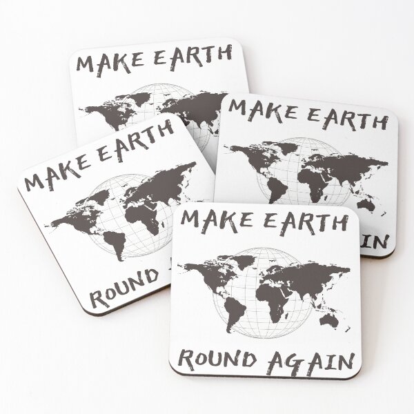 Item preview, Make Earth Round Again designed and sold by trendingatees.