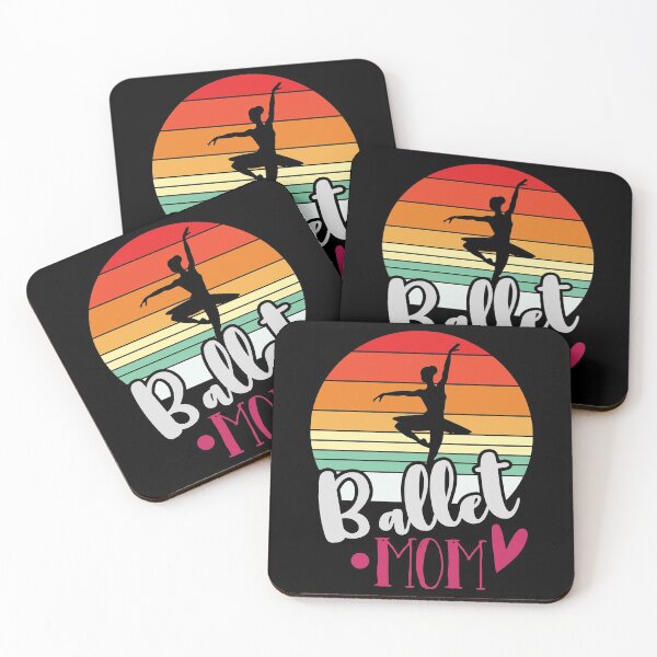 Item preview, Ballet Mom - Cute Retro Vintage Girly Ballet Dancer Design Gift Idea For Ballerina designed and sold by Prince - Bestseller ★★★★★.