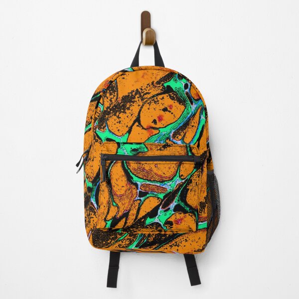 Item preview, Water Teal Creeks On Orange Marble designed and sold by Teetans.