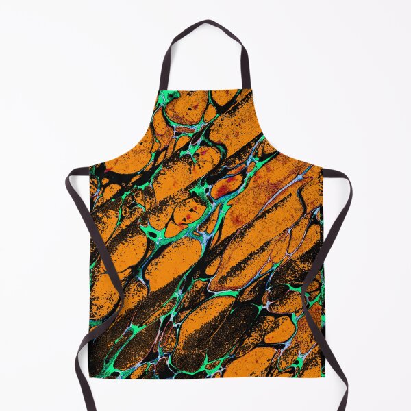 Item preview, Water Teal Creeks On Orange Marble designed and sold by Teetans.