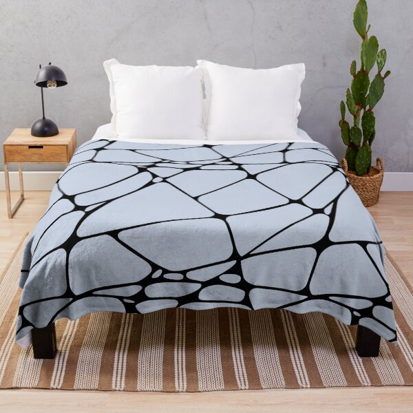 Item preview, Black and Pastel Blue Mosaic Pattern 1 - Diamond Vogel 2022 Popular Colour Surf's Surprise 0593 designed and sold by ColorOfTheYears.