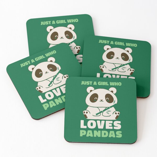 Item preview, Just A Girl Who Loves Pandas designed and sold by Artrographic.