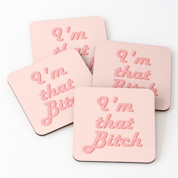 Item preview, I'm That Bitch - Preppy Pink Quote - Girl Quote - Sassy Girl - Preppy Aesthetic 2 designed and sold by Nossikko.