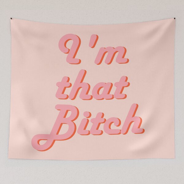 Item preview, I'm That Bitch - Preppy Pink Quote - Girl Quote - Sassy Girl - Preppy Aesthetic 2 designed and sold by Nossikko.