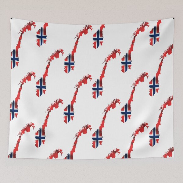 Item preview, Norway Flag  Map design  designed and sold by AEGMEDIA.