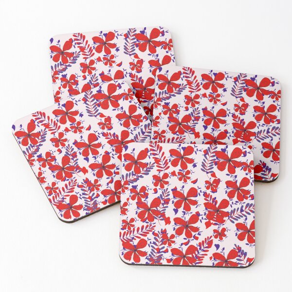 Item preview, Leaves nature pattern Festive flowers designed and sold by CoolArtByMboya.