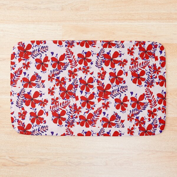 Item preview, Leaves nature pattern Festive flowers designed and sold by CoolArtByMboya.