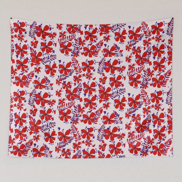 Item preview, Leaves nature pattern Festive flowers designed and sold by CoolArtByMboya.