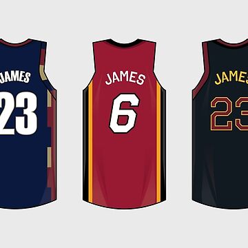 Lebron james jerseys through the years hotsell