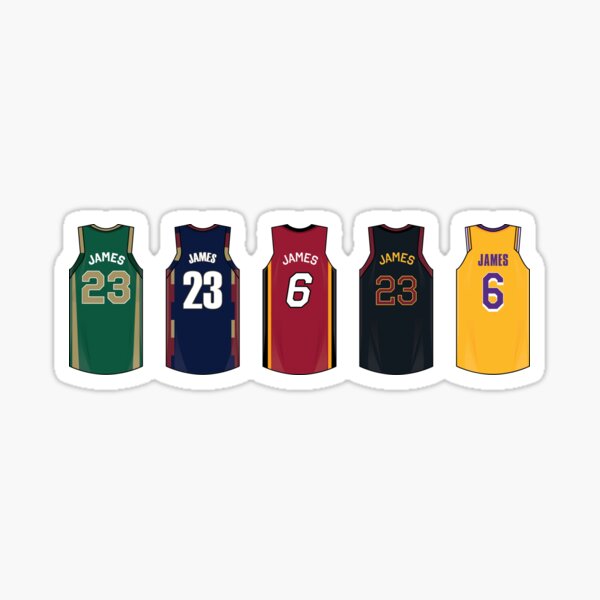 Artikel-Vorschau von Lebron James Jersey Geschichte, designt und verkauft von WalkDesigns.
