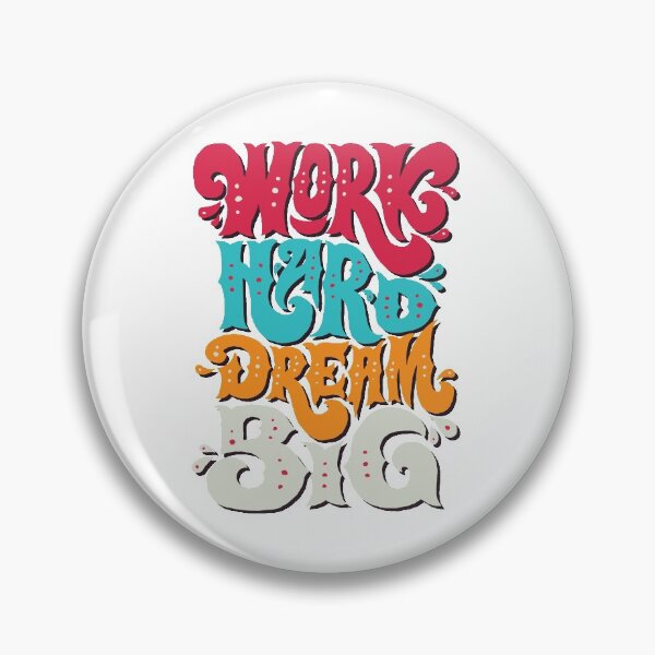 Artikelvorschau, Arbeite hart, Träume groß entworfen und verkauft von SkillDesigner.