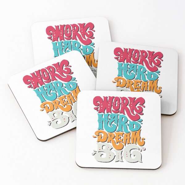 Item preview, Work hard Dream Big designed and sold by SkillDesigner.