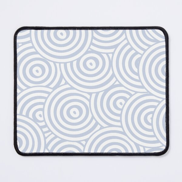 Artikelvorschau, Blue and White Hypnotic Circle Pattern - Diamond Vogel 2022 Popular Colour Surf's Surprise 0593 entworfen und verkauft von ColorOfTheYears.