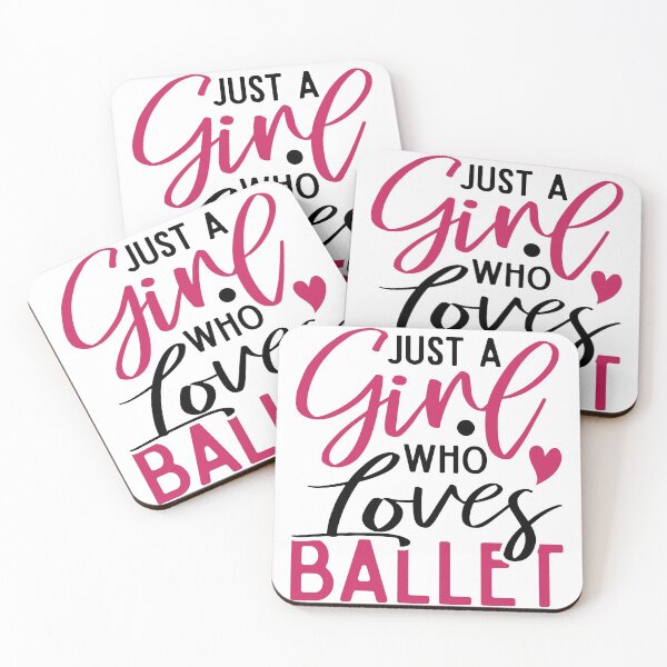 Item preview, Just a Girl Who Loves Ballet - Cute Girly Ballet Dancer Design Gift Idea For Ballerina designed and sold by Prince - Bestseller ★★★★★.