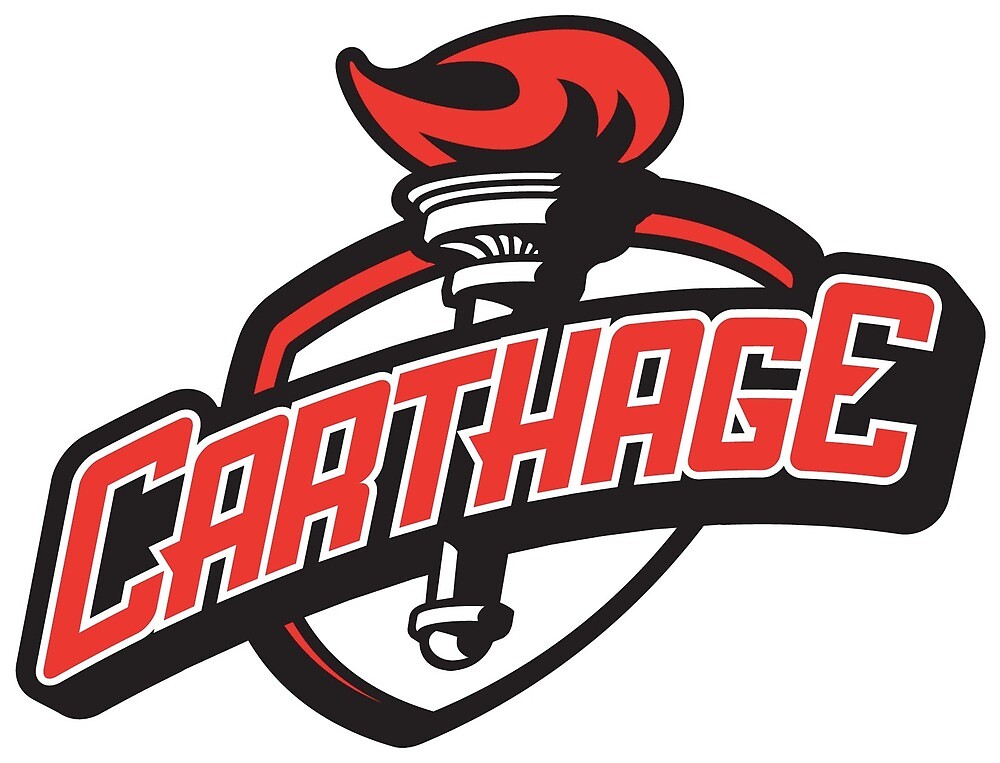 "Carthage College Logo" by dezzzzi Redbubble