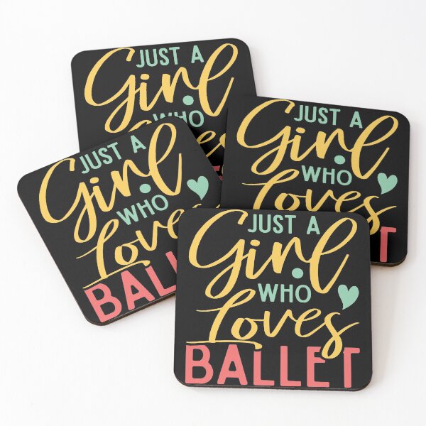 Item preview, Just a Girl Who Loves Ballet - Cute Girly Ballet Dancer Design Gift Idea For Ballerina designed and sold by Prince - Bestseller ★★★★★.