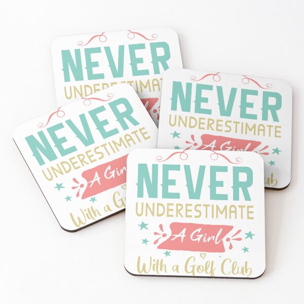 Item preview, Never Underestimate a Girl With a Golf Club Girl Mom Golfer designed and sold by Dream-bubble.
