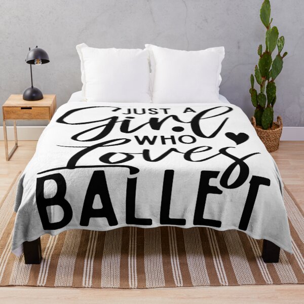 Item preview, Just a Girl Who Loves Ballet - Cute Girly Ballet Dancer Design Gift Idea For Ballerina designed and sold by Prince - Bestseller ★★★★★.
