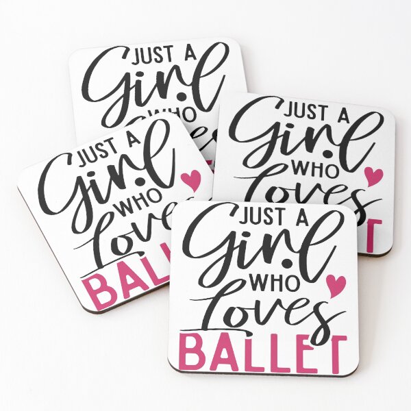 Item preview, Just a Girl Who Loves Ballet - Cute Girly Ballet Dancer Design Gift Idea For Ballerina designed and sold by Prince - Bestseller ★★★★★.