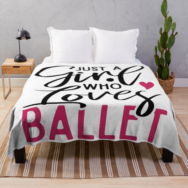 Item preview, Just a Girl Who Loves Ballet - Cute Girly Ballet Dancer Design Gift Idea For Ballerina designed and sold by Prince - Bestseller ★★★★★.
