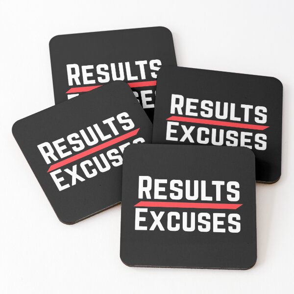 Item preview, Results over Excuses  designed and sold by SunfullyYours.