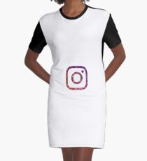 Instagram-Logo T-Shirt Kleid