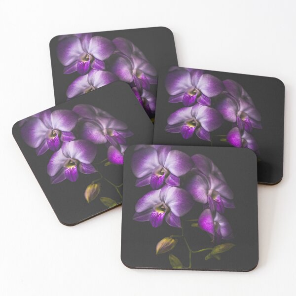 Item preview, Purple Orchid on black designed and sold by alan shapiro.