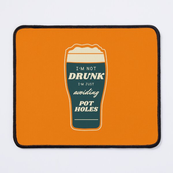 Item preview, Not Drunk Avoiding Potholes designed and sold by LiToDesignCo.