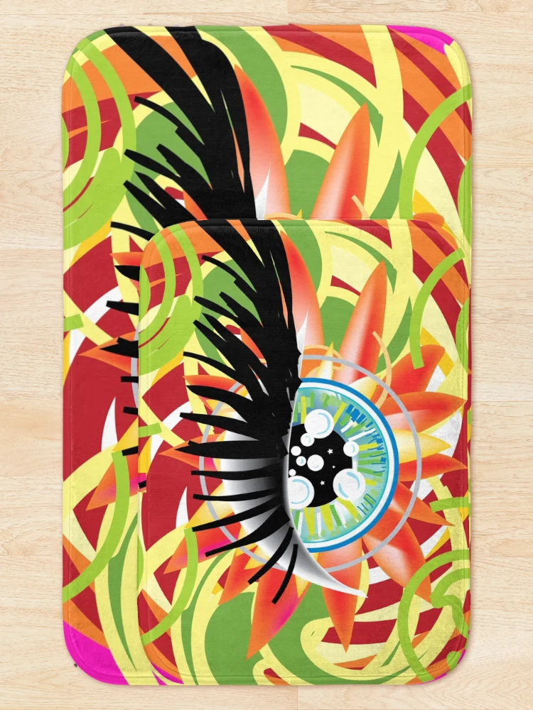 Thumbnail 5 of 6, Bath Mat, look designed and sold by InfinitePathArt.