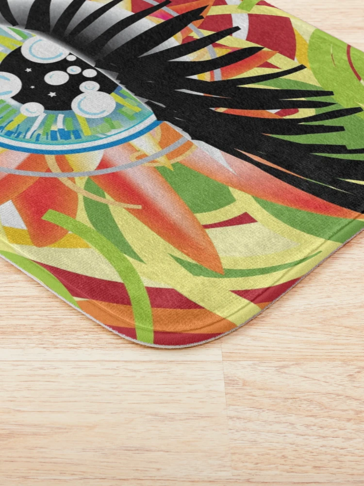 Thumbnail 3 of 6, Bath Mat, look designed and sold by InfinitePathArt.