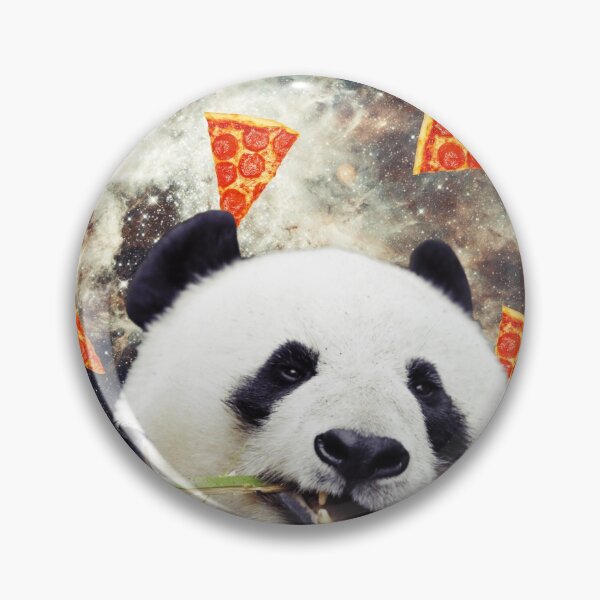 Item preview, Panda in flying pizza space, Pandas, Wildlife, Collage Art, Surrealism designed and sold by avit1.