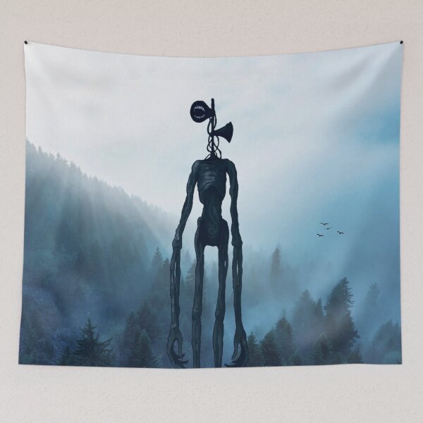Item preview, Siren head in pine forest mountain backpack designed and sold by Nishad4.