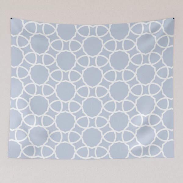 Artikelvorschau, Pastel Blue and White Petal Pattern - Diamond Vogel 2022 Popular Colour Surf's Surprise 0593 entworfen und verkauft von ColorOfTheYears.