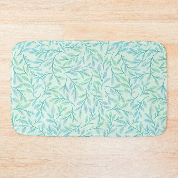 Item preview, Turquoise Leaves designed and sold by RebeccaFlaherty.