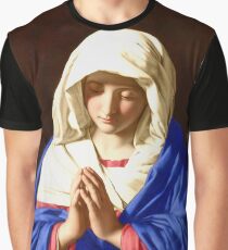 The Virgin In Prayer Graphic T-Shirt